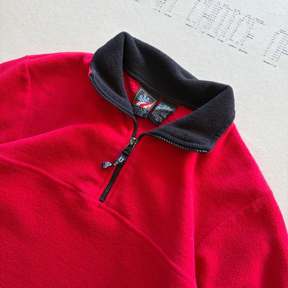 Vintage 90s USA Olympic Team Fleece Pullover